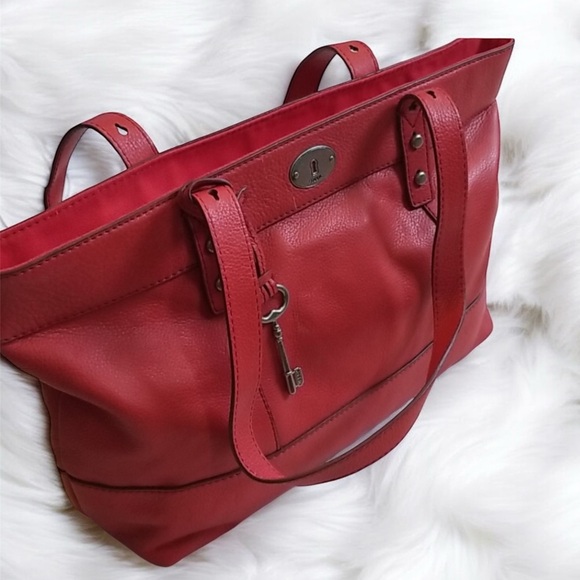 Vintage Fossil Hunter Shopper with Key - Picture 2 of 10